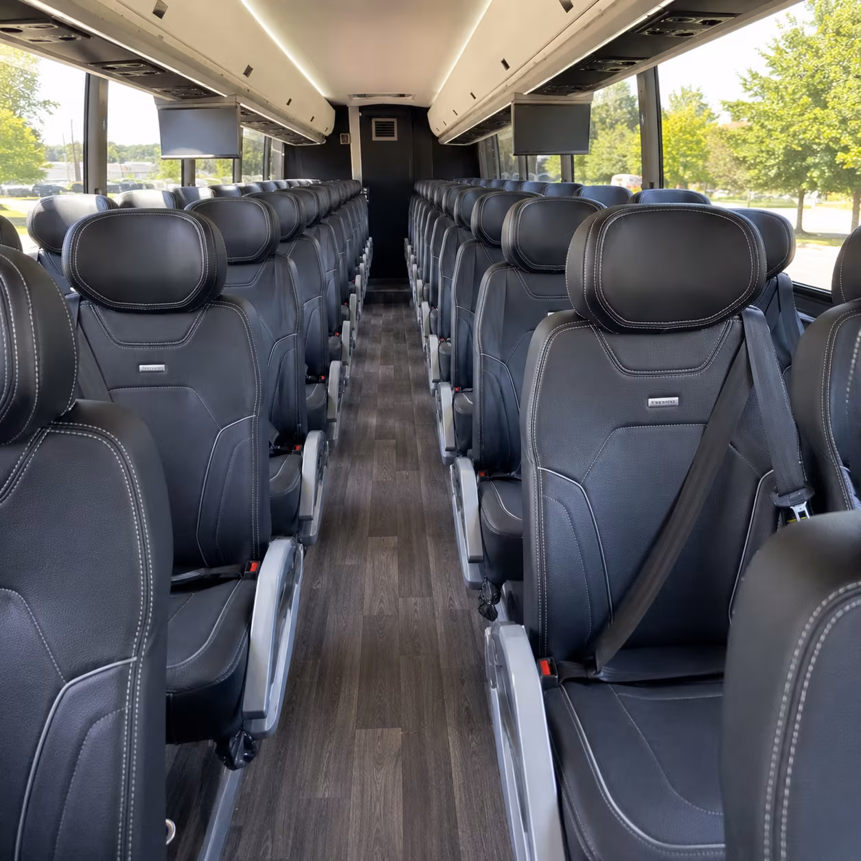 san clemente event transportation on a private charter bus