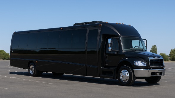 Exterior of Charter Bus Company Laguna Niguel's 20 Passenger Mini bus in Laguna Niguel