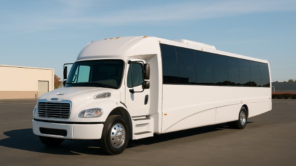Exterior of Charter Bus Company Laguna Niguel's 25 Passenger Mini bus in Laguna Niguel