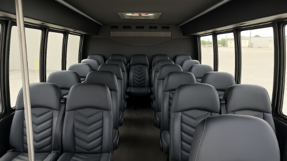laguna niguel 18 passenger minibus inside