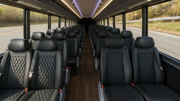 laguna niguel 25 passenger minibus inside