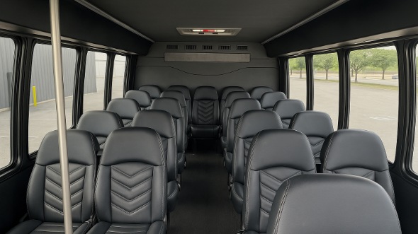 laguna niguel 30 passenger minibus inside