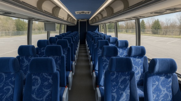 laguna niguel 55 passenger charter bus inside